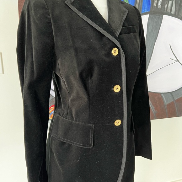 Ralph Lauren VELVET Jacket SIZE 2 - Picture 3 of 6